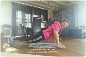 Linda Lijnt Lisette sportschool planken blog