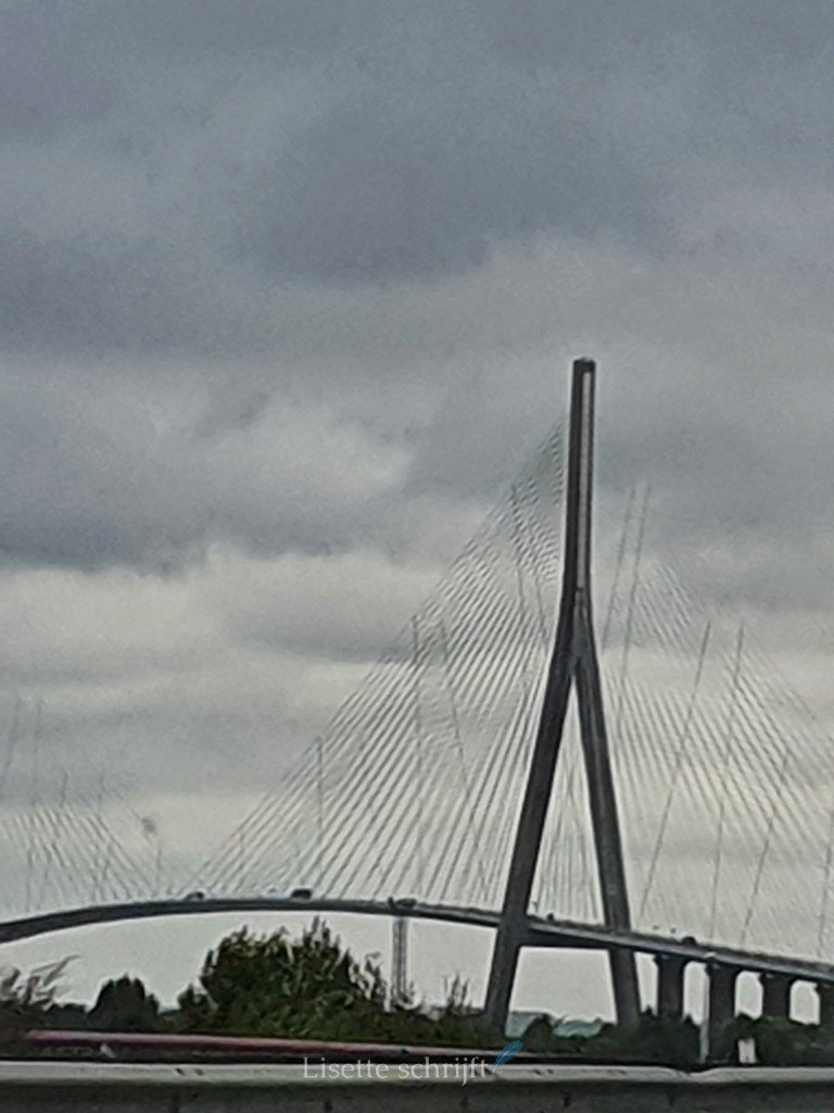 Pont de Normandie in Frankrijk tol betalen